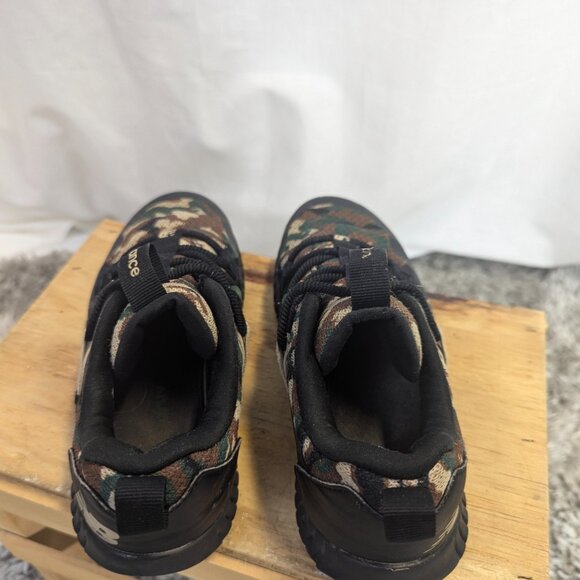 New Balance Playgruv V1 Bungee Running Shoe Black/Team Forest Green/Bison Size 2 - Picture 6 of 13